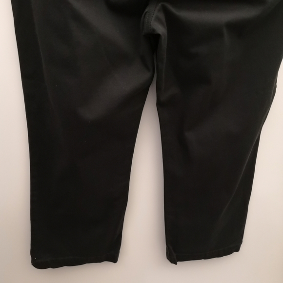Vintage Gap Black Crop Boot Cut Stretch Pants Western Work Preppy Goth - Picture 6 of 6